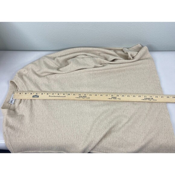 Paolo Valenzie Ben XL Tan Sweater Italy Textured Long Sleeve - Picture 9 of 9